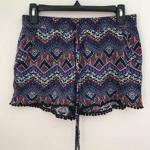 Tribal Flowy Boho Shorts